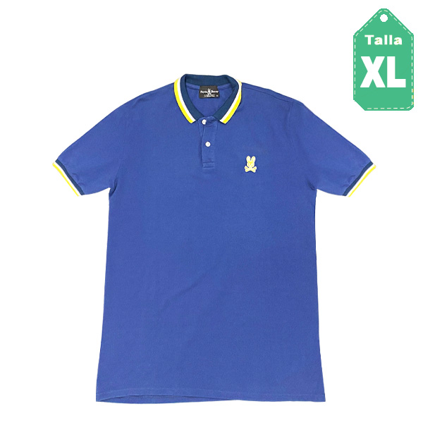 Chemise Psycho Bunny Azul Marino- XL