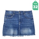 Falda American Eagle Jeans Osucro- 32