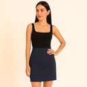 Falda HyM Azul Oscuro