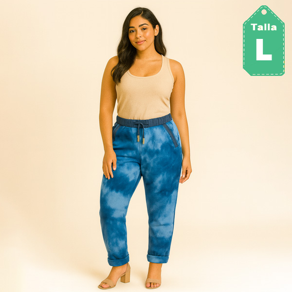 Jogger Azul- L