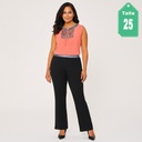 Pantalon Vertigo Negro Bordado- 25