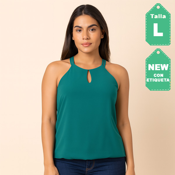 Blusa Naked Zebra Verde Cesped- L