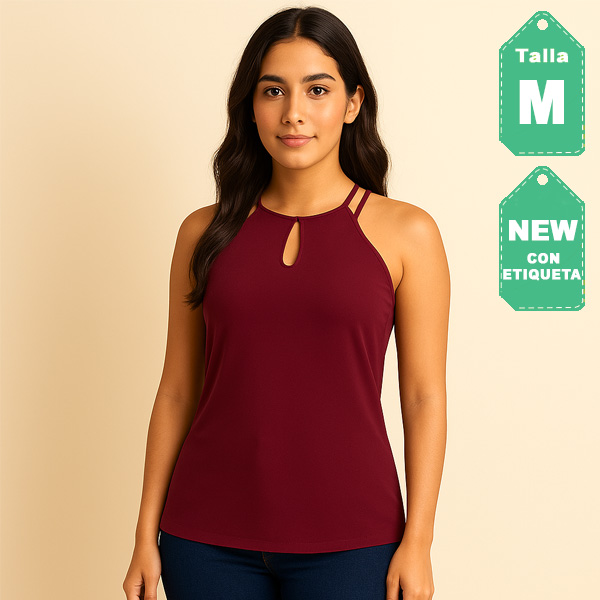 Blusa Naked Zebra Vinotinto- M