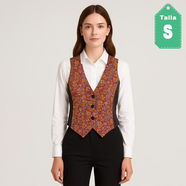 Chaleco Floral- S