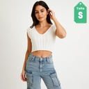 Pullover Forever21 Blanco- S