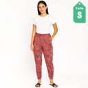 Pantalon Shosho Rosa Coral y Negro- S