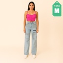 Cargo Jeans Kiwi Prelavado Claro- M