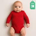 Body Carter´s Rojo y Blanco- 3M