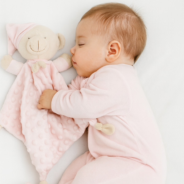 Peluche de Apego Gamberritos Rosa Bebe