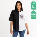 Camisa Pastel Bicolor- L