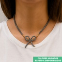 Collar de Pedreria y Balines Diseños Variados