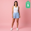 Short Shein Azul Claro- S
