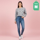 Sweater Gris y Negro- M