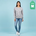 Sweater For Sel Gris y Rosado- M 