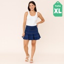 Falda Blanco Jeans- XL
