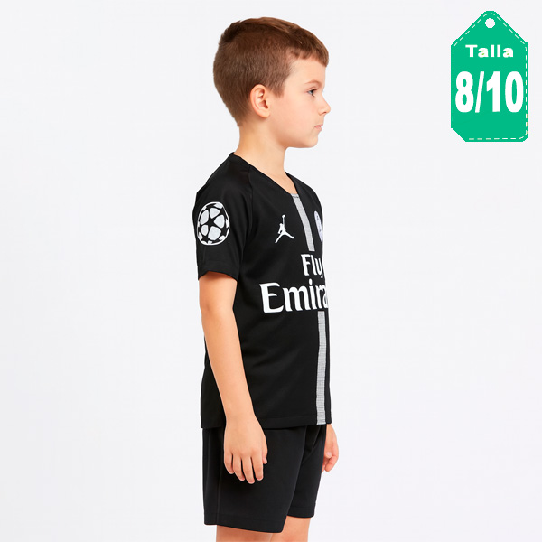 Camiseta Paris Saint Germain Negro- 8/10