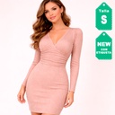 Vestido Studio F Nude- S