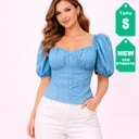Blusa Studio F Azul Denim- S