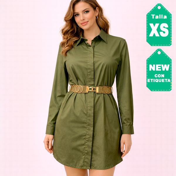 Camisero Studio F Verde Oliva- XS