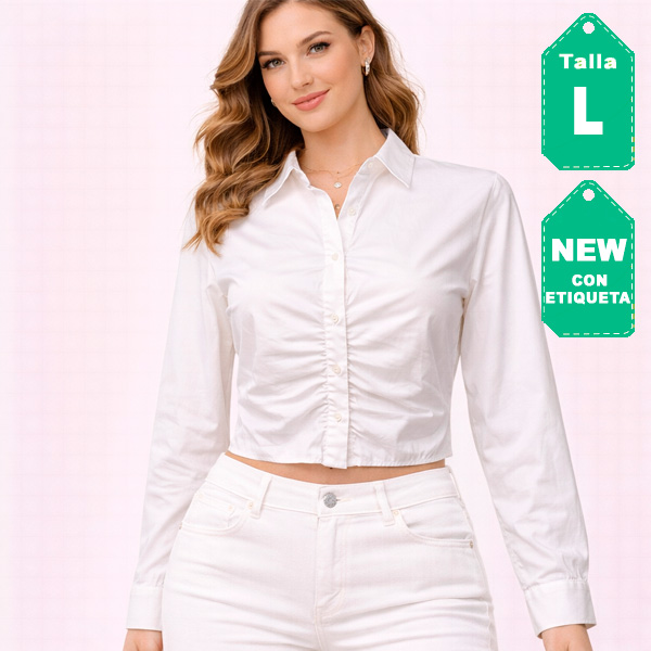 Camisa Ela Blanco- L