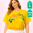 Blusa Encanto Studio F Amarillo- L