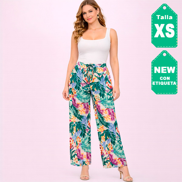 Pantalon Ela Floral- XS