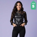 Blusa Shein Negro- S