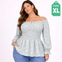 Blusa Top Model Floral- XL