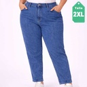 Mom Jeans Prelavado Claro- 2XL