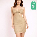 Vestido Dorado- S