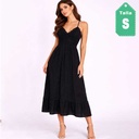 Vestido Blush Negro- S