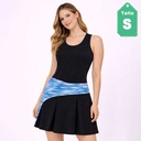 Vestido Deportivo Negro y Azul- S