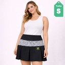 Falda Short Negro- S