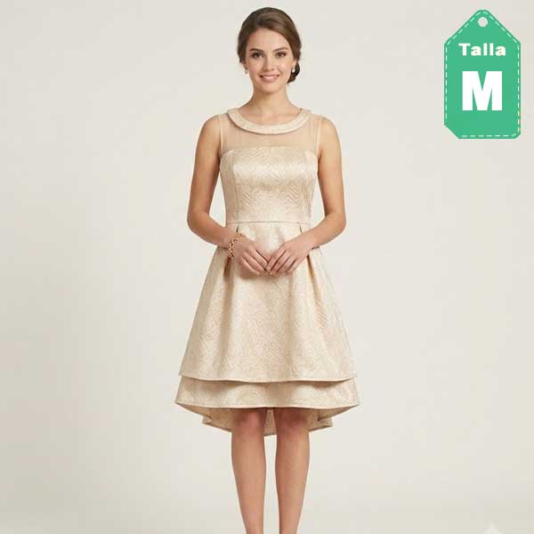 Vestido Black Nude- M