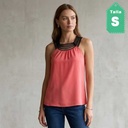 Blusa Naked Zebra Magenta y Negro- S
