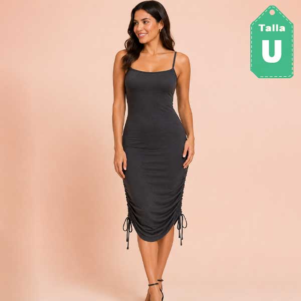 Vestido Mariut Gris- Unica