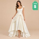 Vestido de Novia Marfil- S