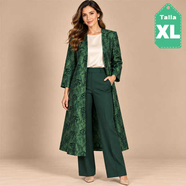 Sobretodo Verde y Negro- XL