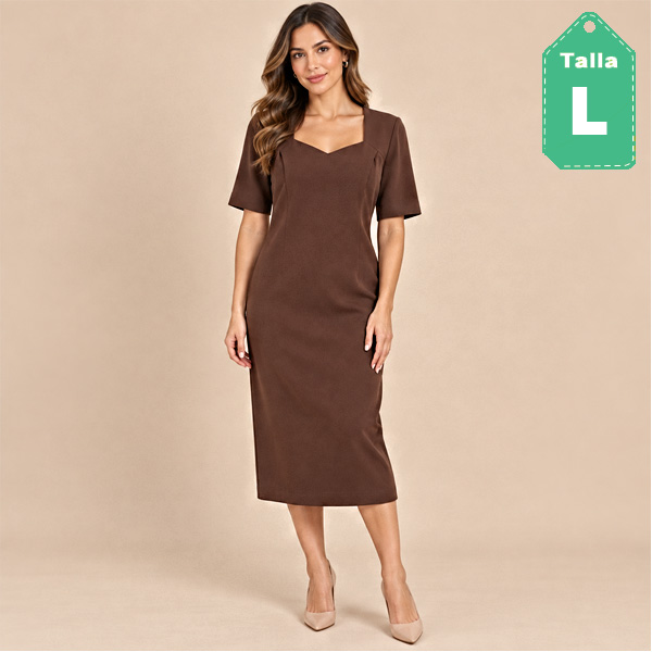 Vestido Café- L