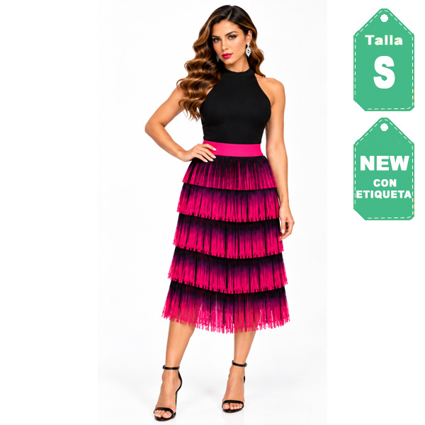 Falda Fulvia Monti Multicolor- S