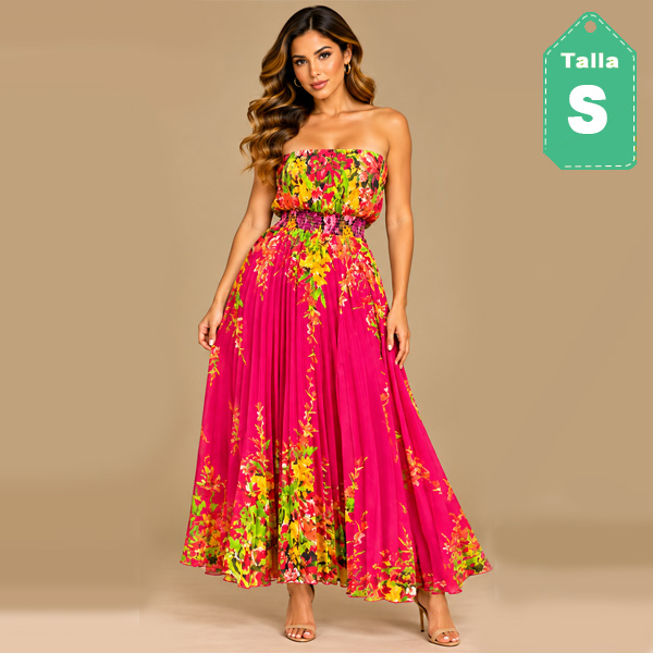 Vestido Glamazon Floral- S