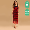 Vestido Fulvia Monti Rojo y Negro- M