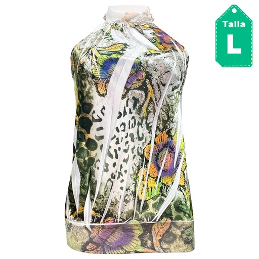 [1025] Blusa JL Animal Print- L
