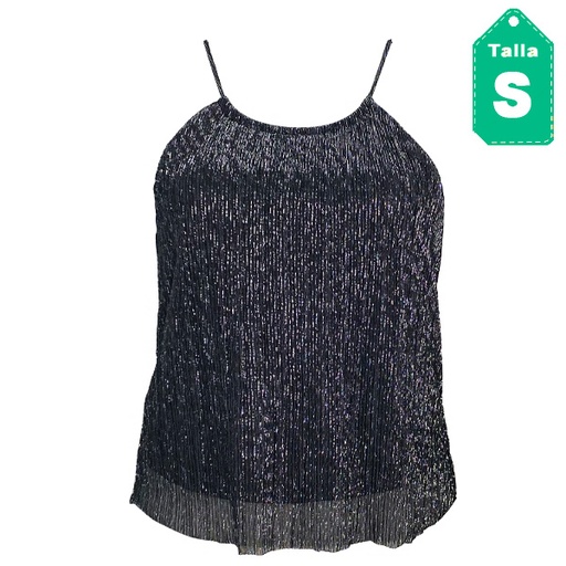 [1083] Blusa Divided HyM Plateado- S
