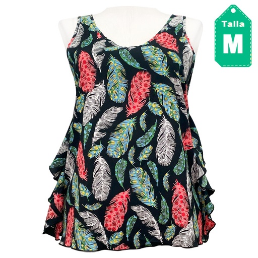 [1019] Blusa Famosa Estampado- M