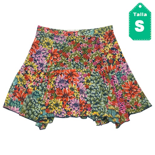 [1041] Falda Urban Estampado- S