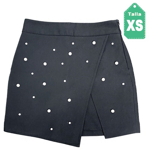 [1140] Falda Zara Negro- XS