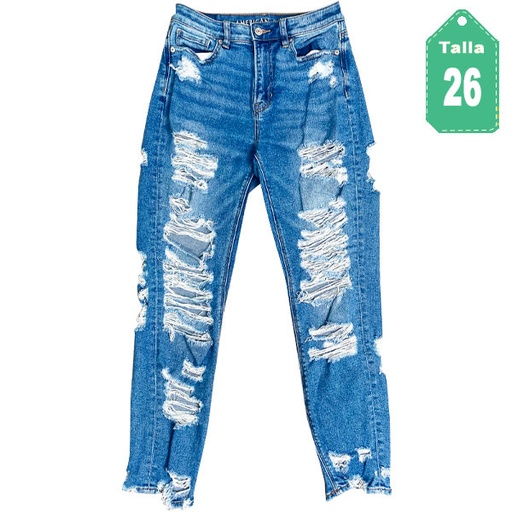 [1134] Mom Jeans American Eagle- 26