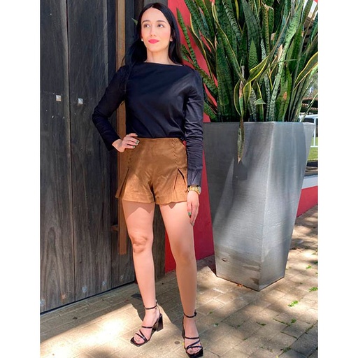 [1036] Short Mango Marron- S
