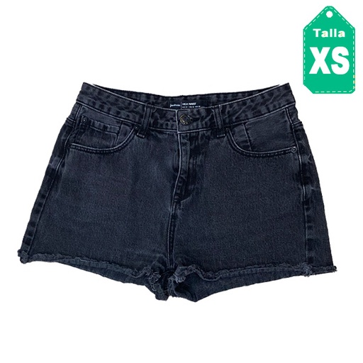 [1086] Short Stradivarius Negro- XS